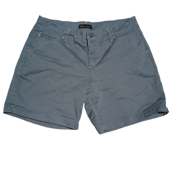 Lee Pants - Lee Women's Slate Blue Flat Front Shorts